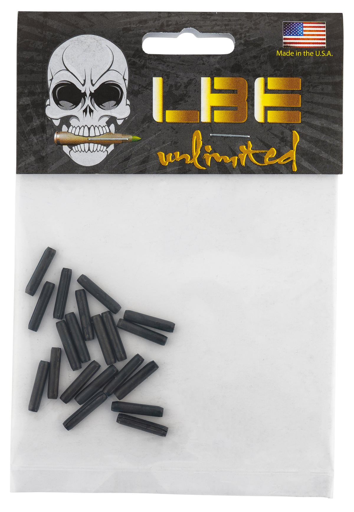 LBE Unlimited ARTGRP20PK AR-15 Trigger Guard Roll Pins 4140 Steel Black 20-Pack