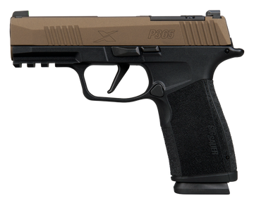 Sig Sauer P365 XMacro 9mm Luger 17+1 3.70" Striker-Fired Pistol - Freedom Engraved Bronze Cerakote