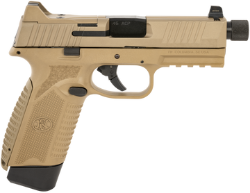FN 545 Tactical 45 ACP 4.71" 10+1 Semi-Auto Pistol - FDE Optic Cut Slide