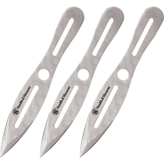Smith & Wesson Bullseye Throwing Knives 5" Spear Point 10" OAL - 3-Pack