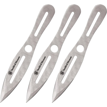 Smith & Wesson Bullseye Throwing Knives 5" Spear Point 10" OAL - 3-Pack