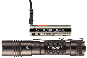 Streamlight ProTac 2L-X USB Flashlight 40/500 Lumens White LED - Black Anodized