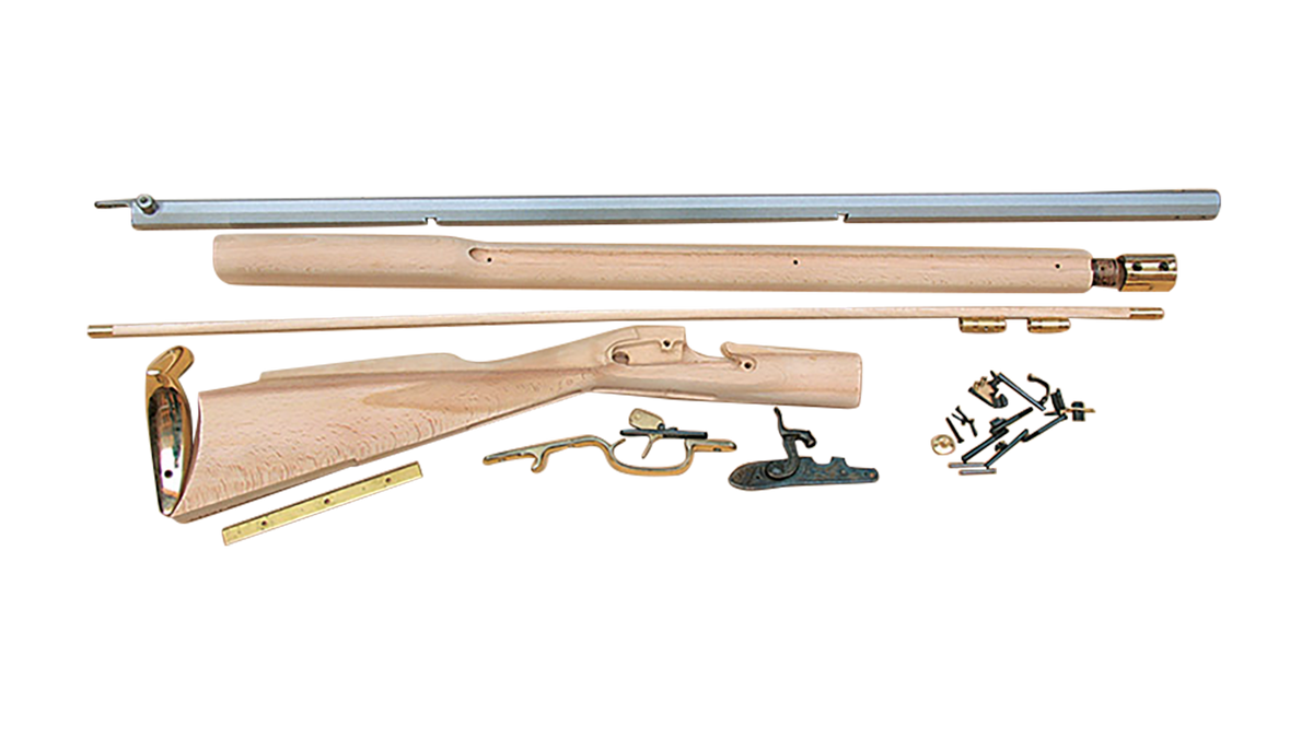 Traditions Kentucky Rifle Kit 50 Cal 33.50" Blued Percussion Sidelock Hardwood