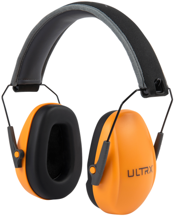 Allen 4172 Passive Slim Profile Over the Head Orange Youth Ear Muffs
