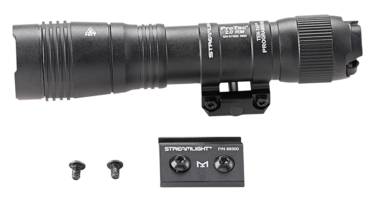 Streamlight ProTac 2.0 250/2000 Lumens White LED Rail Mount Weapon Light - 6.30" Black Anodized