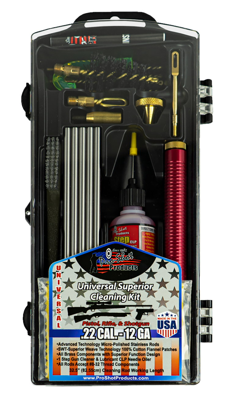 Pro-Shot PSUVKIT Universal Classic Box Cleaning Kit 22 Cal - 10 Gauge
