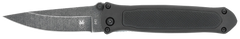 CobraTec Knives Quick Strike 3.25" Hidden Release Folding Drop Point Plain Stonewashed 440 SS G10