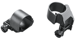 Weaver Mounts 49045 Detachable Top Mount Dual Extension Rings 1" High Matte Black
