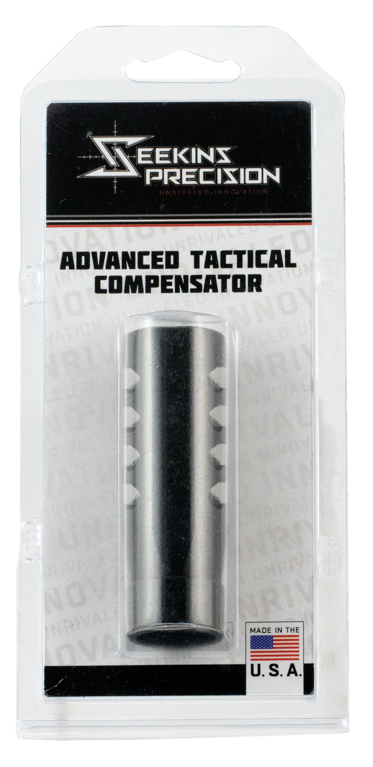 Seekins Precision ATC Muzzle Brake 7.62x51mm NATO, 308 Win 5/8x24 Black Melonite 416R Stainless AR-10