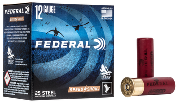 Federal WF1434 Speed-Shok  12Gauge 3" 1 1/8oz 4Shot 25 Per Box/10 Case