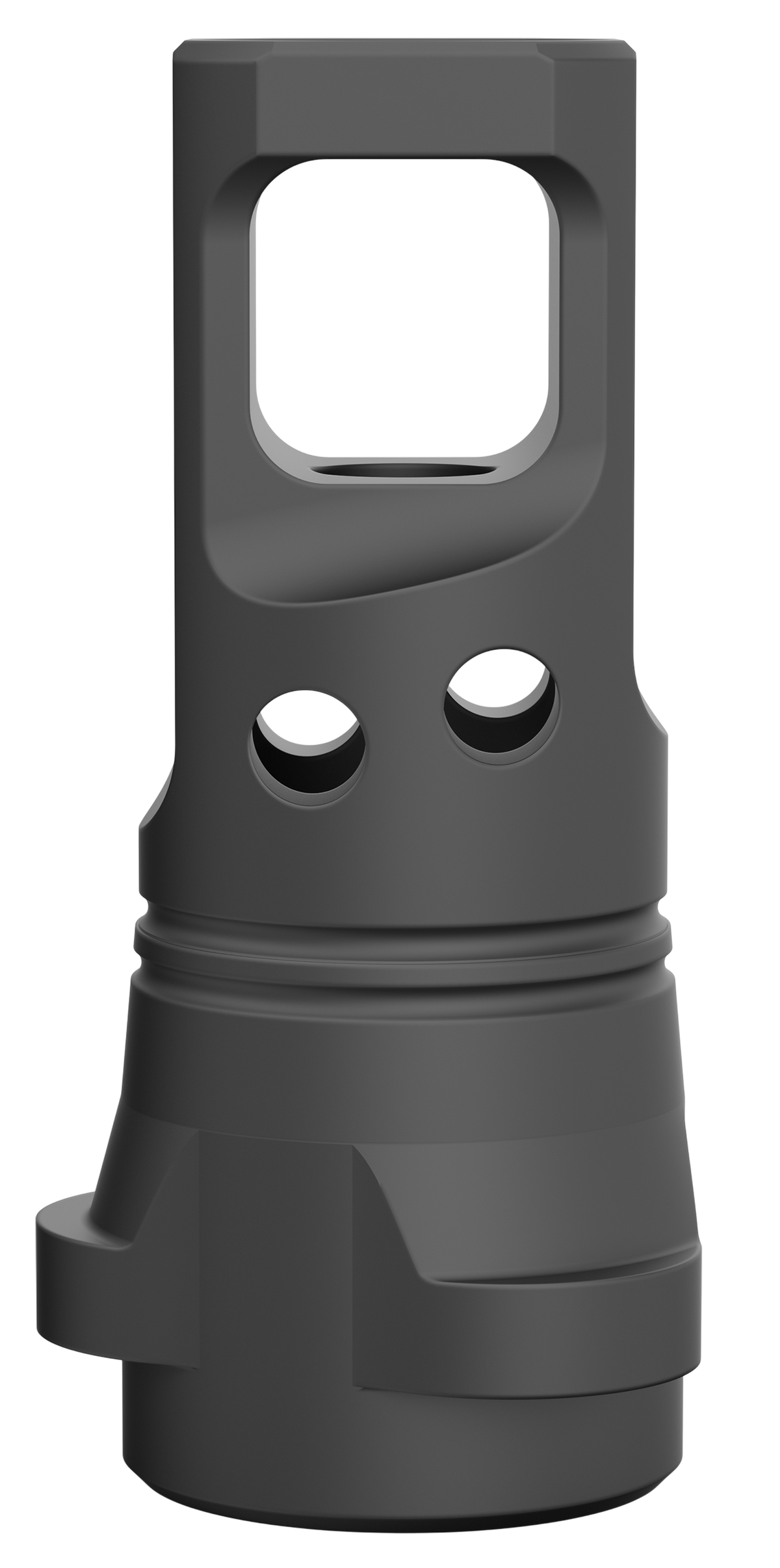 Breek Arms Echo Single Port Muzzle Brake .223/5.56 1/2x28 Black Nitride Steel