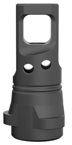 Breek Arms Echo Single Port Muzzle Brake .223/5.56 1/2x28 Black Nitride Steel