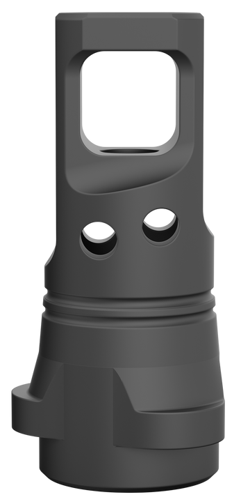 Breek Arms Echo Single Port Muzzle Brake .223/5.56 1/2x28 Black Nitride Steel