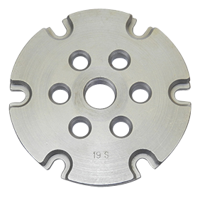 Lee Precision Six Pack Pro Shell Plate 19S - 9mm Luger, 40 S&W, 38 Super, 7.62x25 Tokarev
