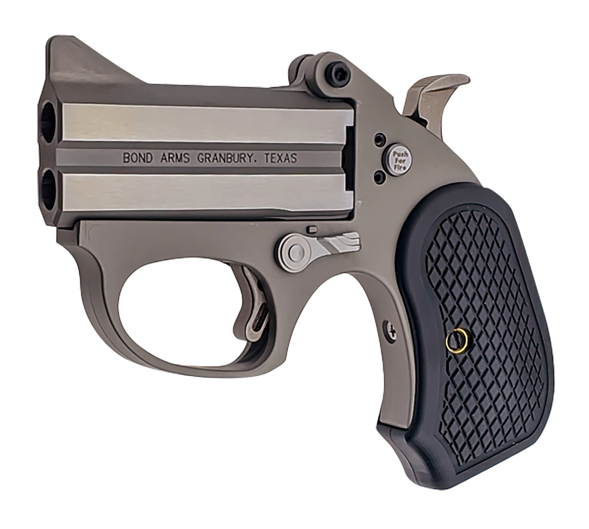 Bond Arms Honey B 22 Mag 3" 2-Rd Derringer - Rough Matte Stainless - B6 Resin Grip
