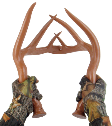 Primos 710 Fightin Horns Deer Rattling Horns Brown Polymer