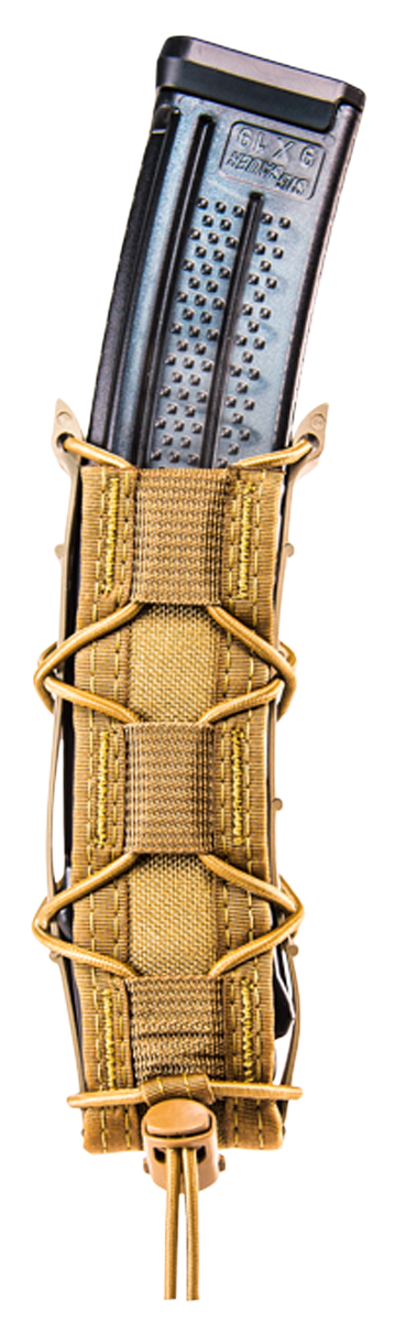 High Speed Gear TACO Extended Pistol Mag Pouch Single Coyote Brown Nylon MOLLE