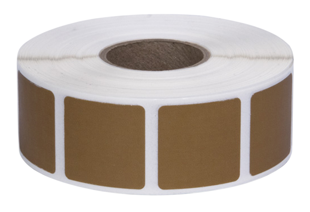 Action Target Square Target Pasters 7/8" Self-Adhesive 1000 Per Roll Cardboard
