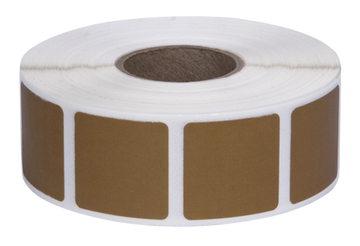 Action Target Square Target Pasters 7/8" Self-Adhesive 1000 Per Roll Cardboard