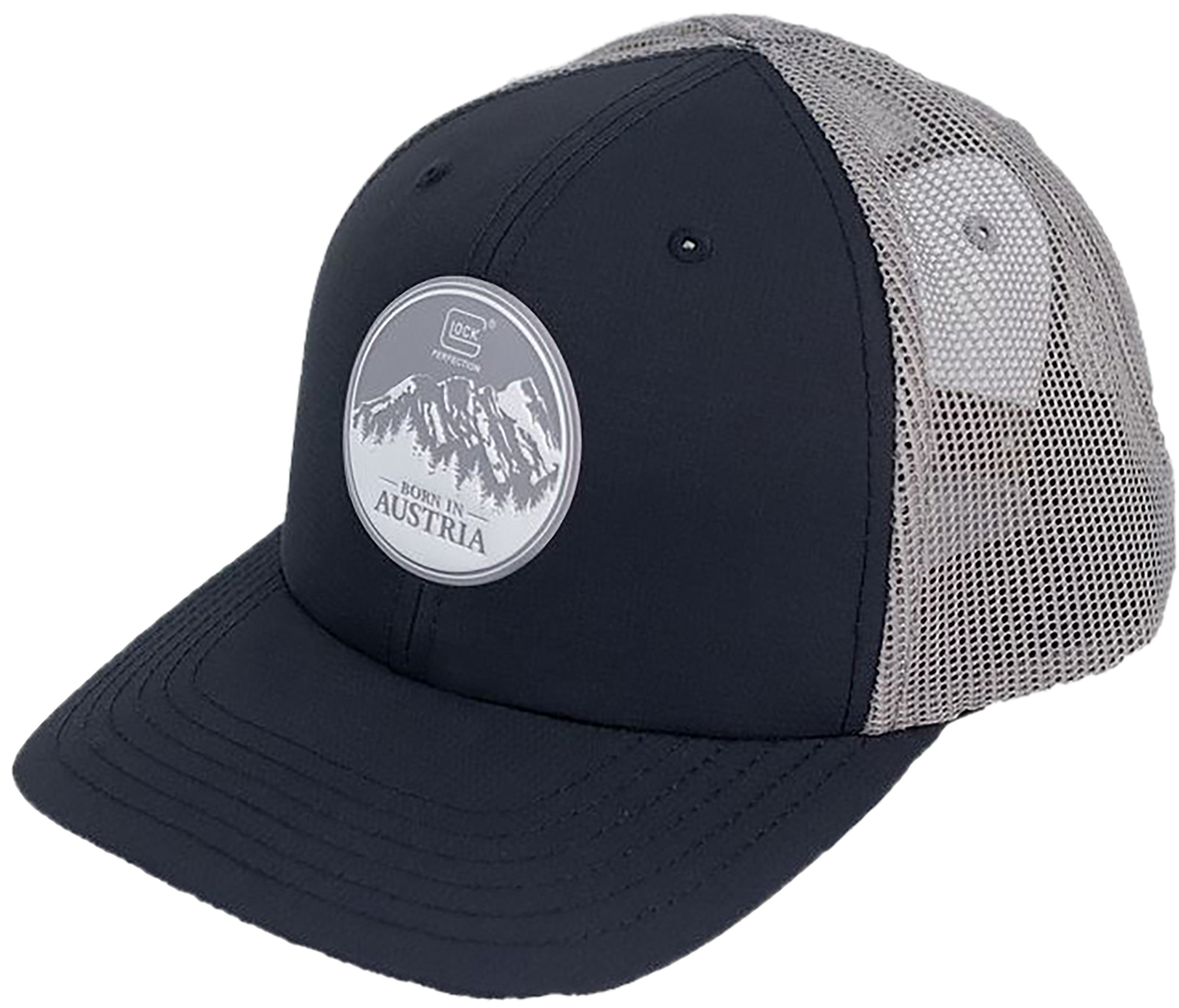 Glock Born In Austria Adjustable Snapback Hat - Navy/Gray