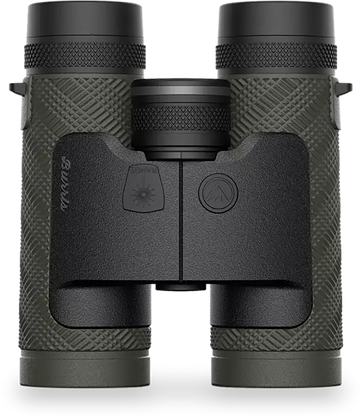 Burris Signature LRF 10x42mm Rangefinding Binoculars - Gray/Green Rubber Armor