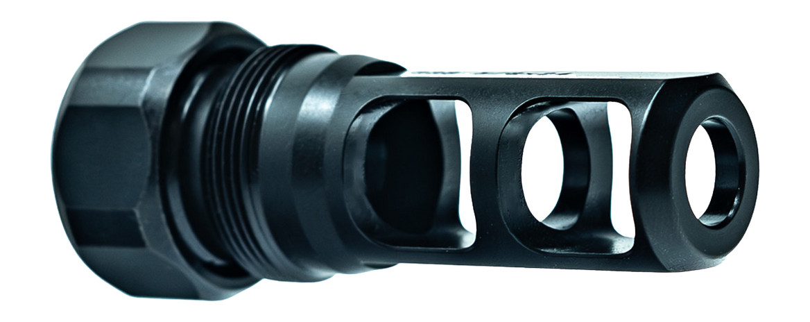 Faxon Firearms MuzzLok Plan B 5/8x24 Muzzle Brake - Stainless Steel - .375" Bore