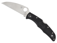 Spyderco Endura 4 Lightweight 3.78" Wharncliffe Plain Edge VG-10 Black FRN Folding Knife
