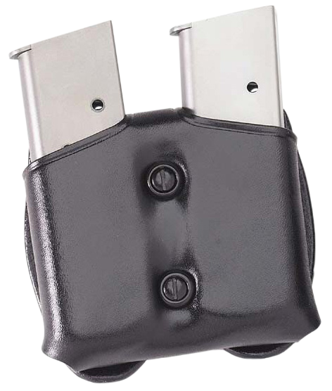 Galco CDM Double Mag Carrier Black Leather Belt Loop 1.50-1.75" 45 ACP Sig P220 Ambidextrous