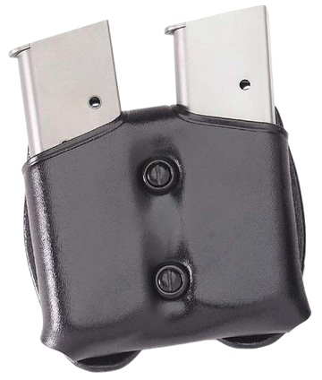 Galco CDM Double Mag Carrier Black Leather Belt Loop 1.50-1.75" 45 ACP Sig P220 Ambidextrous