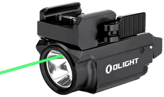 Olight Baldr Mini 100/600 Lumens White LED Green Laser Weapon Light - Black Anodized