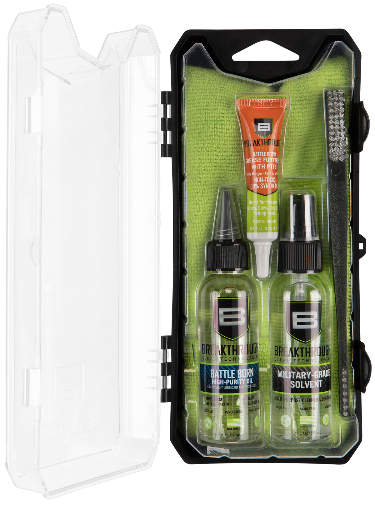 Breakthrough Clean BT-101 Basic Cleaning Kit Multi-Caliber - Green