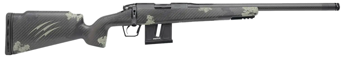 Fierce Firearms Carbon Razor 22 LR 18" 10+1 Bolt-Action Rifle - Black Cerakote / Forest Camo