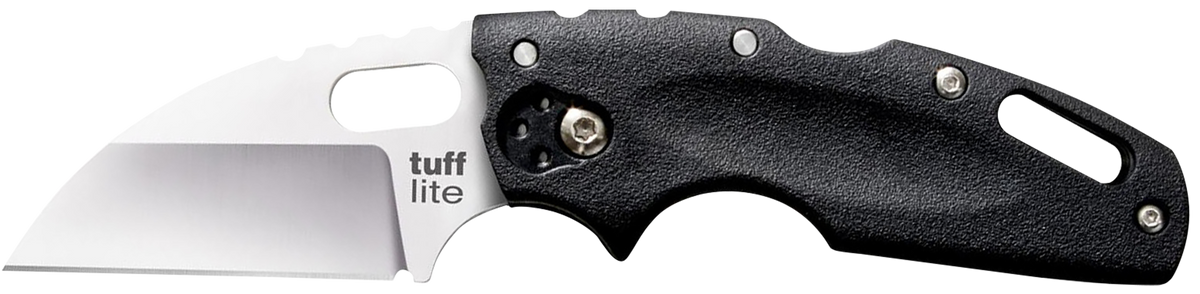 Cold Steel 20LT Tuff Lite 2.5" Folding Plain Sheepsfoot AUS-8A Black Griv-Ex Handle