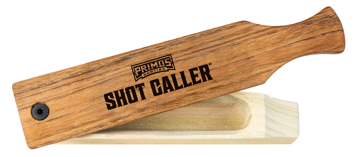 Primos Shot Caller PS2962 Wood Turkey Box Call - Natural