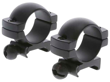 TruGlo Lightweight Scope Rings 1" Medium Matte Black - Picatinny/Weaver