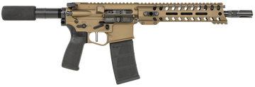 Patriot Ordnance Factory Renegade+ 5.56x45mm NATO 10.5" 30+1 Semi-Auto Pistol - Bronze