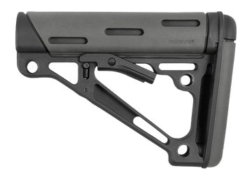 Hogue 15540 OverMolded Collapsible Buttstock AR-15/M16 Mil-Spec Slate Grey