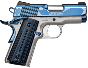 Kimber Ultra II 9mm Luger 3" 8+1 Semi-Auto Pistol - Sapphire Blue PVD