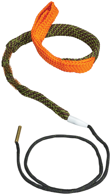 Hoppes BoreSnake Viper 44/45 Cal Pistol Bore Cleaner Rope - Bronze Bristle