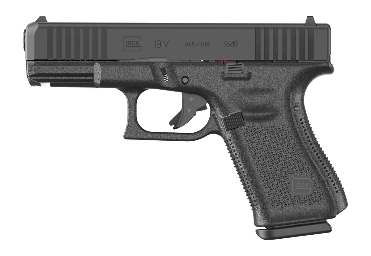 Glock 19 V Compact 9mm Luger 4.02" 15+1 Semi-Auto Pistol