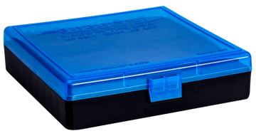 Berrys 67789 008 Ammo Box 40 S&W,45 ACP 100rd Blue Lid w/Black Bottom