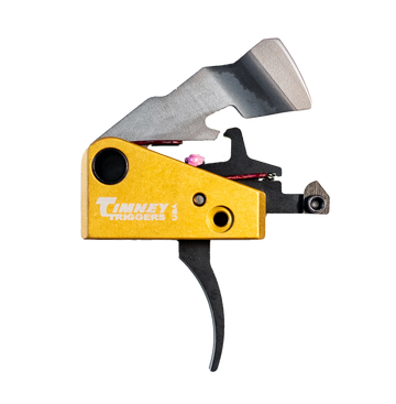 Timney Triggers 691S Featherweight FN SCAR-17 3.5 lb Single-Stage Curved Drop-In Trigger - Black/Gold