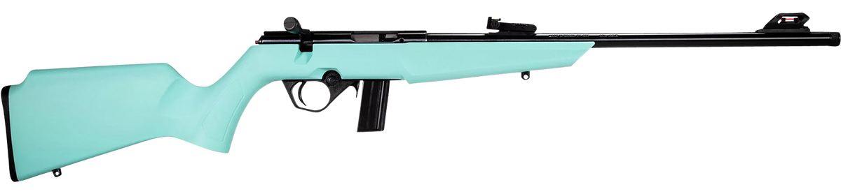 Rossi RB22 Compact 22 LR 16" 10+1 Bolt Action Rifle - Cyan Monte Carlo Stock