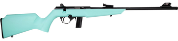 Rossi RB22 Compact 22 LR 16" 10+1 Bolt Action Rifle - Cyan Monte Carlo Stock
