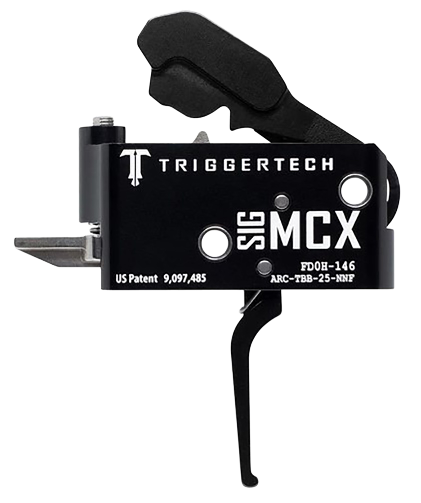 TriggerTech Adaptable Sig MCX 2.5-5 lb Two-Stage Flat Trigger - Black PVD