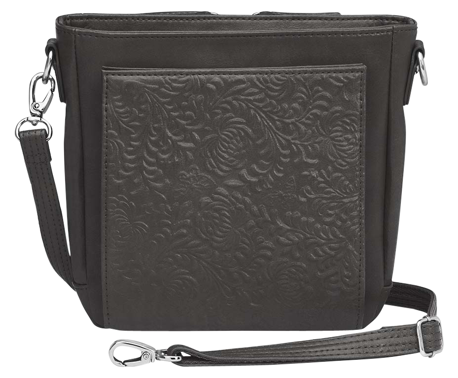GTM GTM-201 Boho Mini Crossbody Concealed Carry Purse - Washable Black