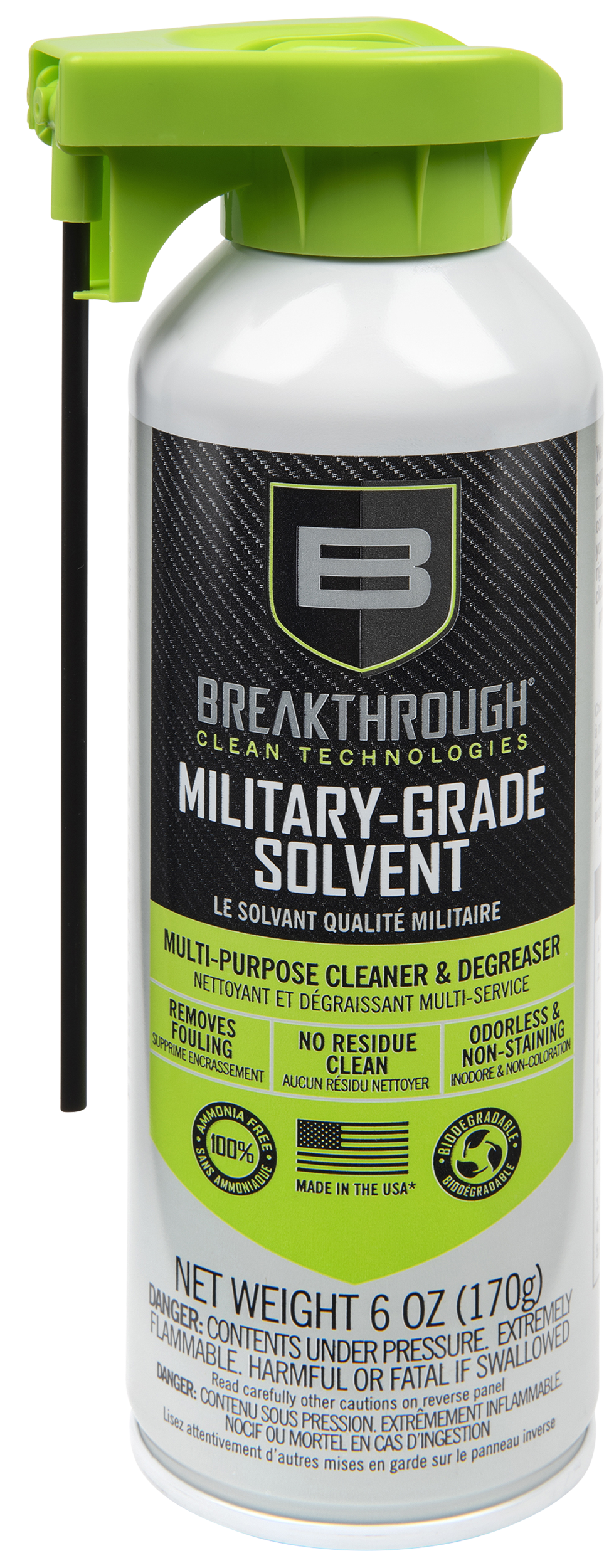 Breakthrough Clean Military Grade Solvent Aerosol 6 oz