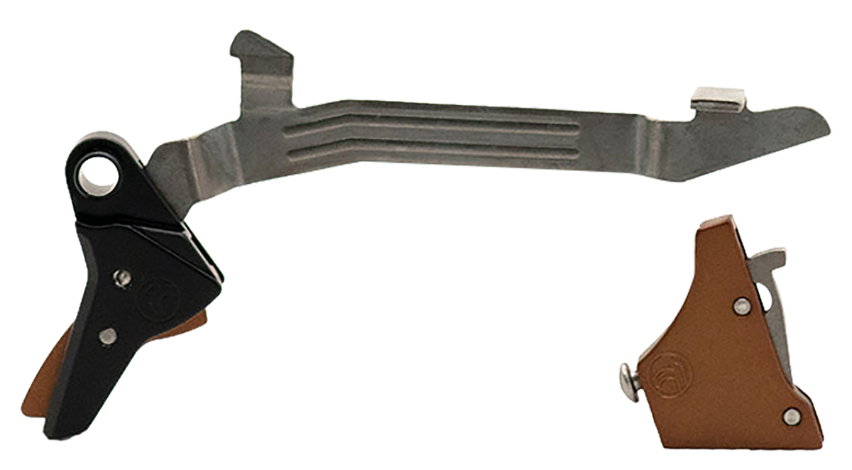 Timney Triggers Alpha Competition 9mm Luger/.40 S&W Bronze Straight Trigger for Glock Gen 3-4