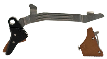 Timney Triggers Alpha Competition 9mm Luger/.40 S&W Bronze Straight Trigger for Glock Gen 3-4