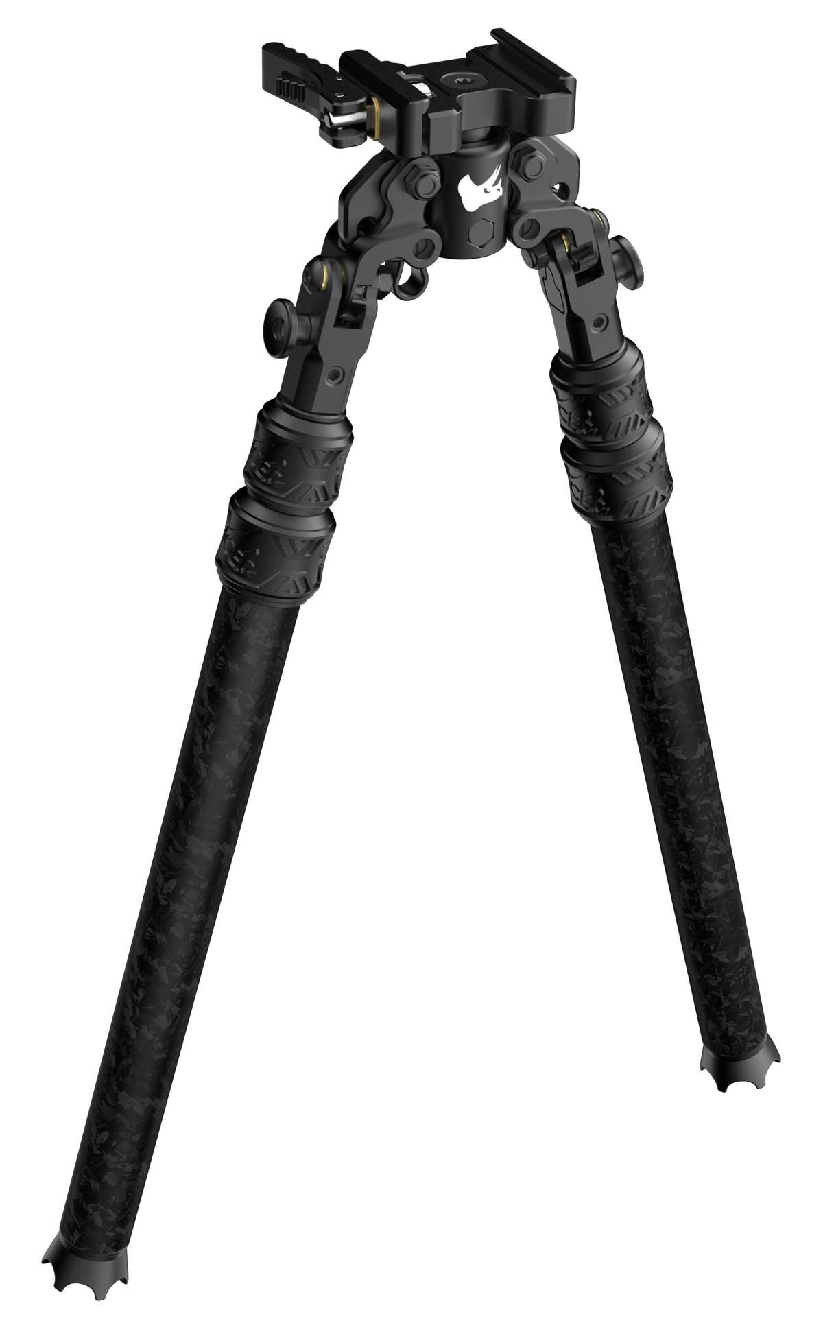 Tricer RP Rifle Bipod - ARCA Swiss/Picatinny - Spiked/Rubber Feet - 8.86-12 in